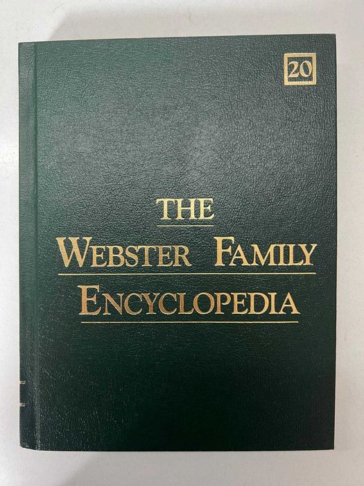 20 Volumes da Enciclopédia "The Webster Family Encyclopedia"