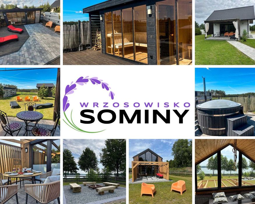 Domek nad jeziorem, Kaszuby, SPA - sauna i jacuzzi, Sominy