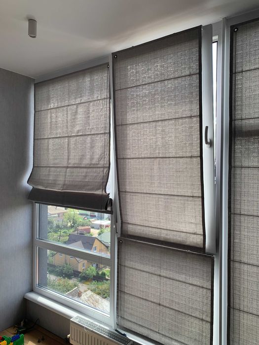 День ніч - Плісе тканині ролетки- вертикальні жалюзі бамбукові