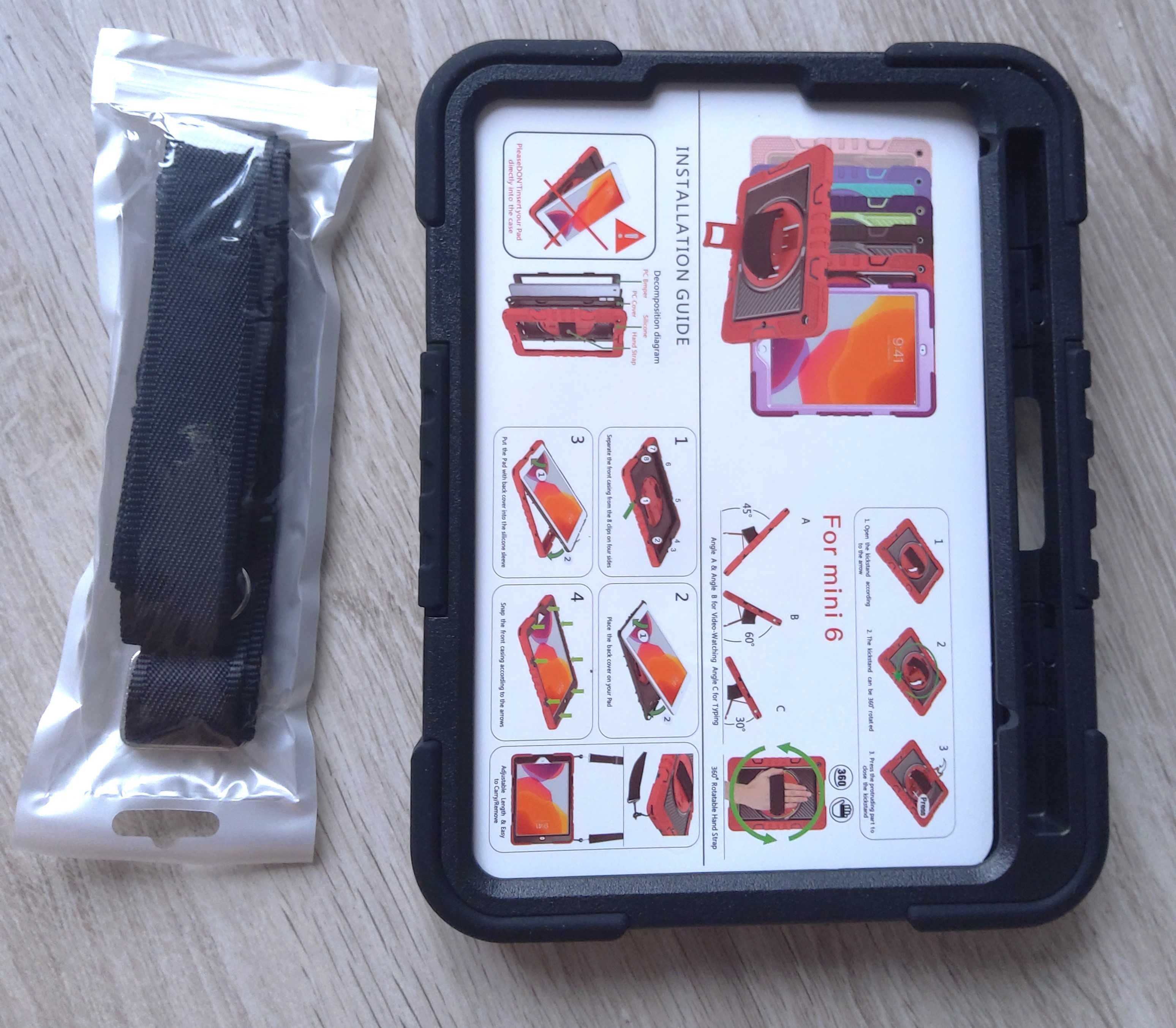 Pancerne etui case obudowa do iPad Mini6 czarne