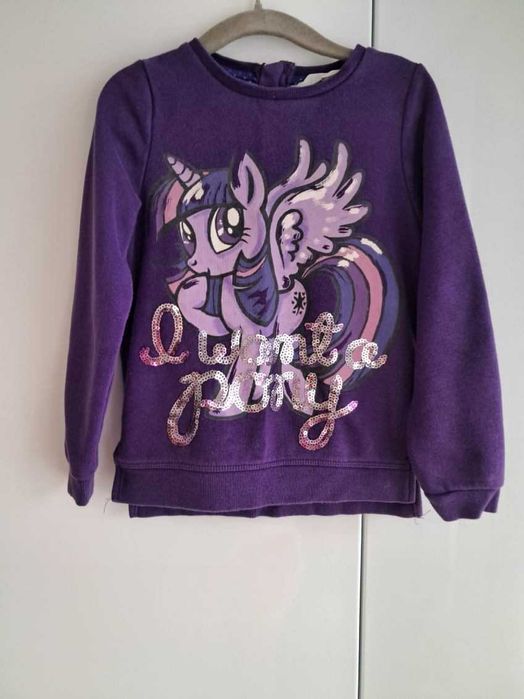 Nowość 2025:) bluza My Little Pony H&M roz 110/116