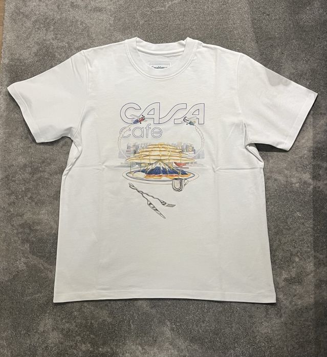 Tshirt Casablanca branca tamanho XL