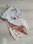 Body krotki rekaw zestaw nowe 3pak H&M 92