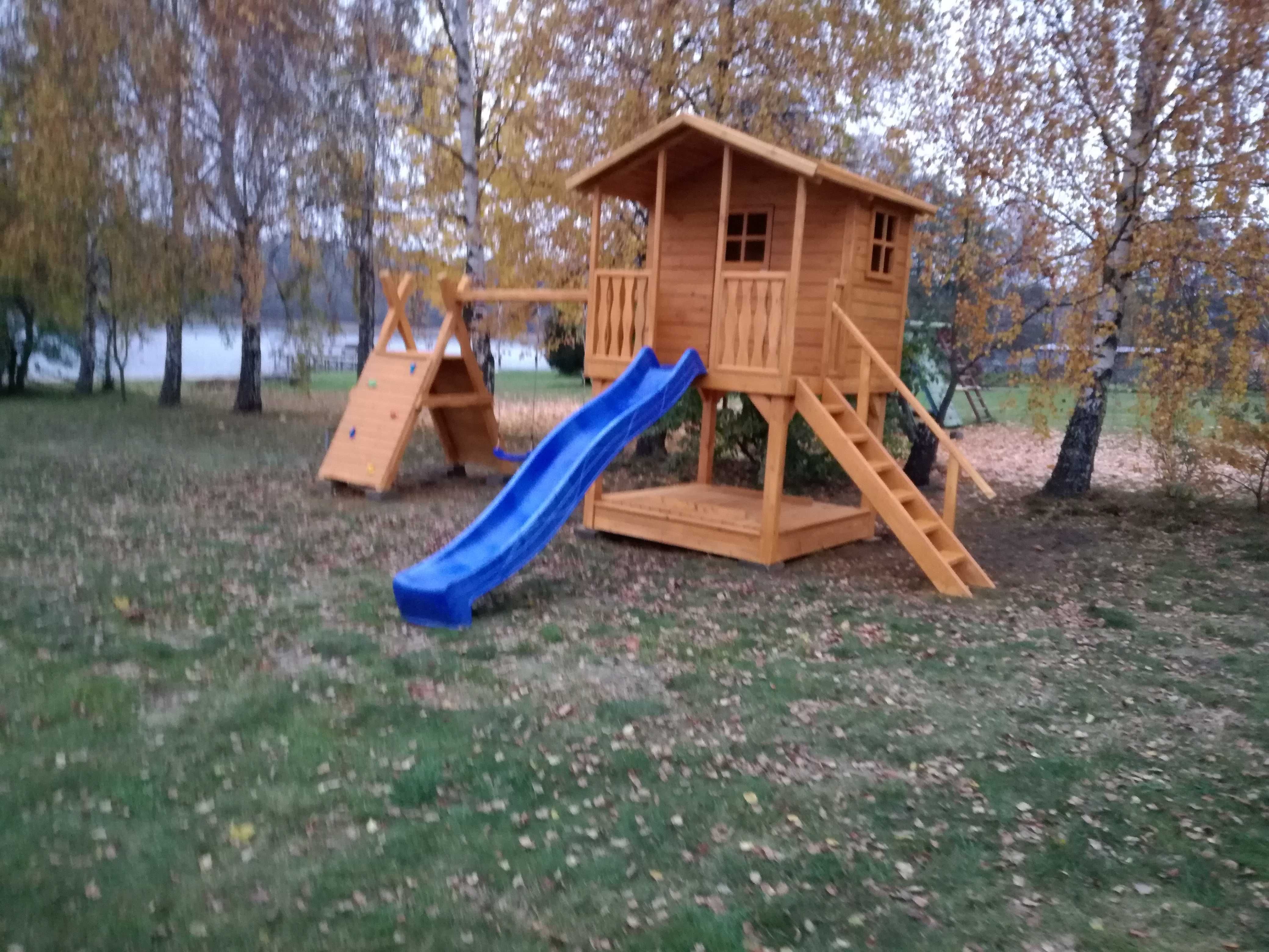 meble ogrodowe stół ławki grube 5 cm huśtawka plac zabaw producent