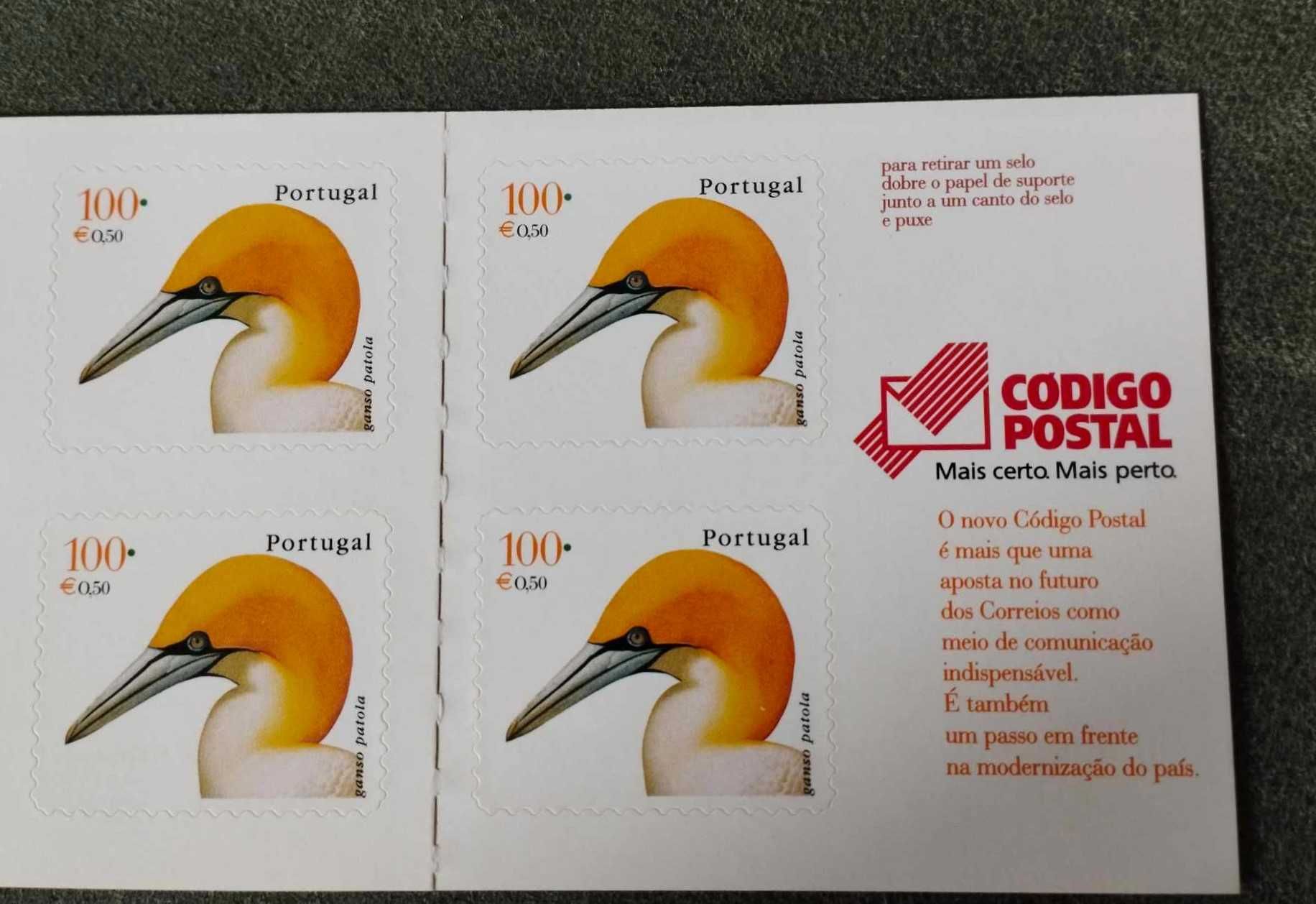 Carteira Nº118  Aves de Portugal, Ganso Patola (1º grupo) 2000