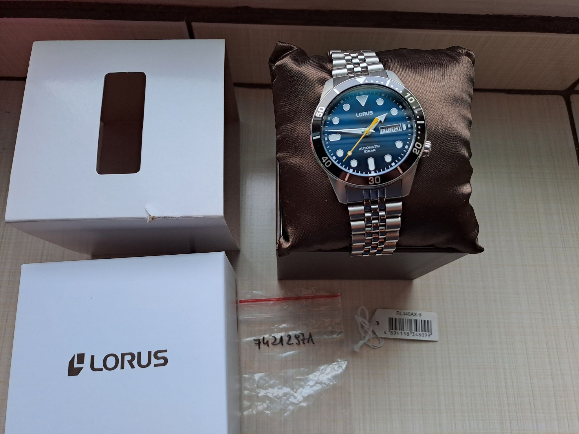 Mechaniczny męski zegarek Lorus RL449AX9G automat bdb stan gwarancja