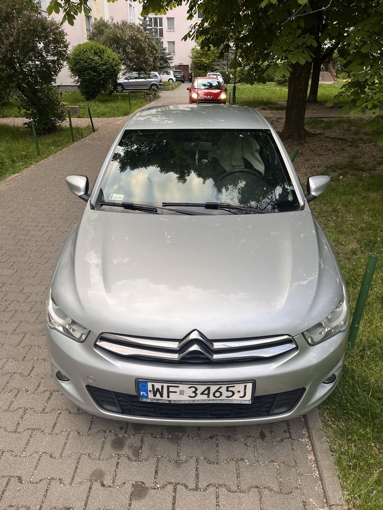 Citroen C-elysée 1.6 2014/15 r. srebrny sedan
