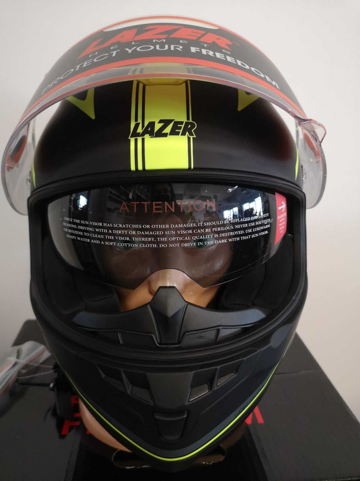 Kask LAZER Vertigo EVO Race r. M, r. L, r. XL Black- Yellow Fluo- Matt