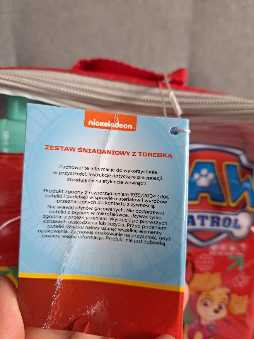 Zestaw sniadaniowy/na prowiant Psi patrol  lunch box