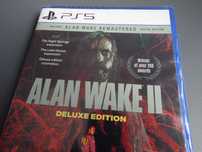 PS5 ALAN WAKE II Deluxe Edition ! NOWA zafoliowana dodatki DLC + part1