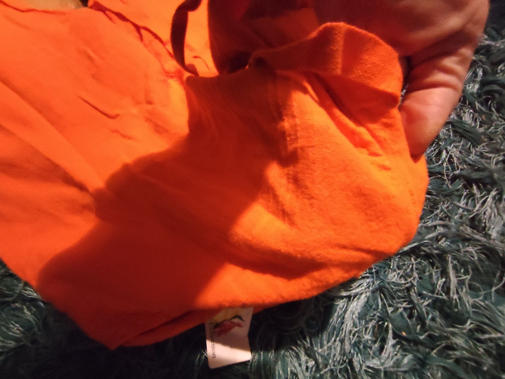 Spodnie pomarańczowy kolor