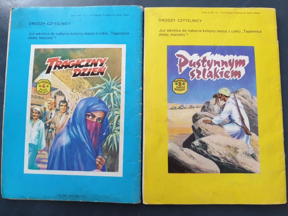 Komiksy PRL Tajemnica maczety. 2 i 3. i