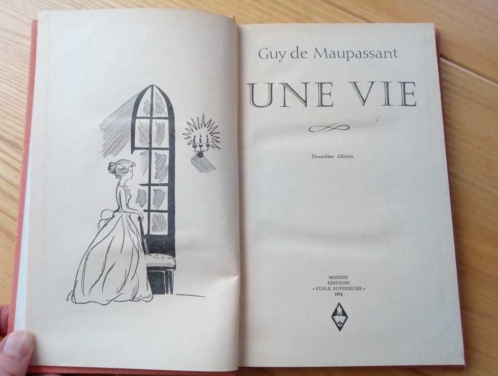 "Une vie"/ "Historia pewnego życia"  Guy de Maupassant, j. francuski