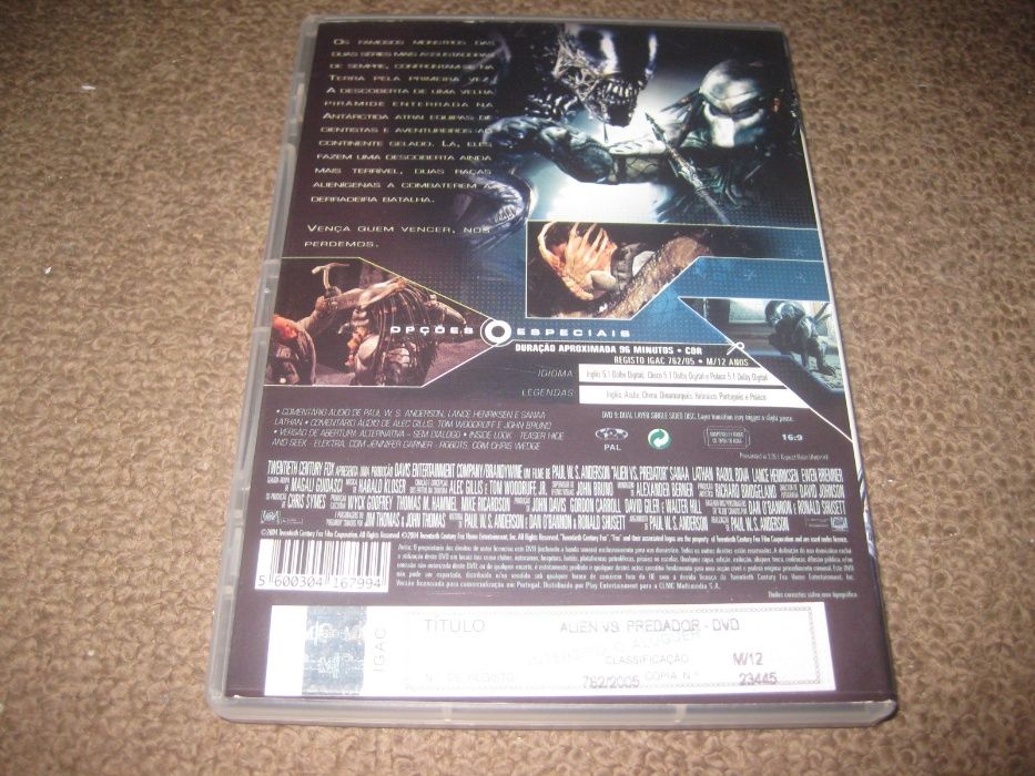 DVD "Alien VS Predador"