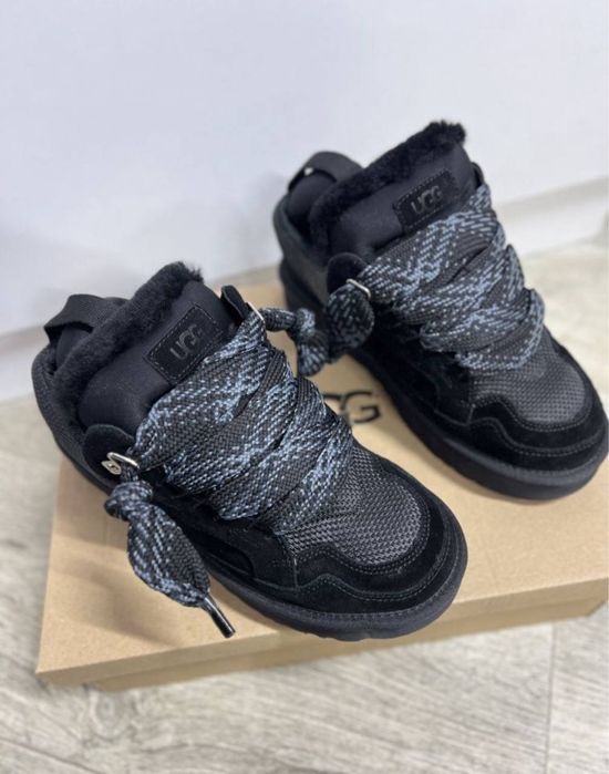 ‼️БЕЗ ПЕРЕДПЛАТИ‼️Кросівки UGG Lowmel / уги угі угг кеди ловмел чорні