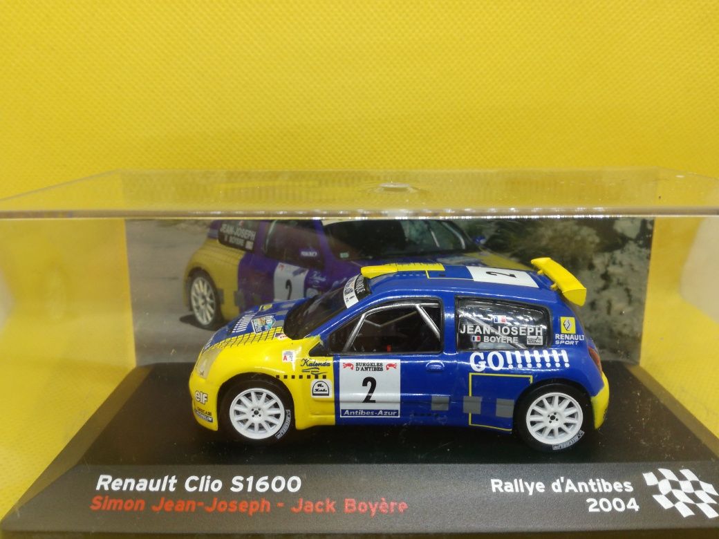 Renault Clio S 1600 Team Oreca escala 1/43 novo