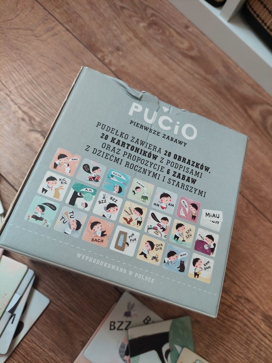 Pucio gra puzzle kafelki pucio pierwsze zabawy pierwsze słowa