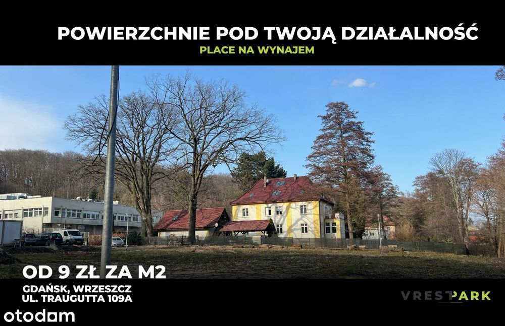 Wynajmę plac / działkę Gdańsk Wrzeszcz