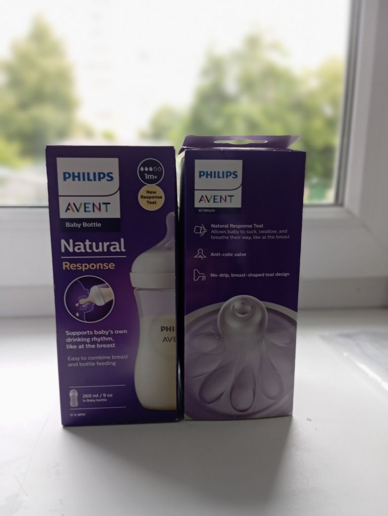 Пляшечка для годування Phillips avent natural