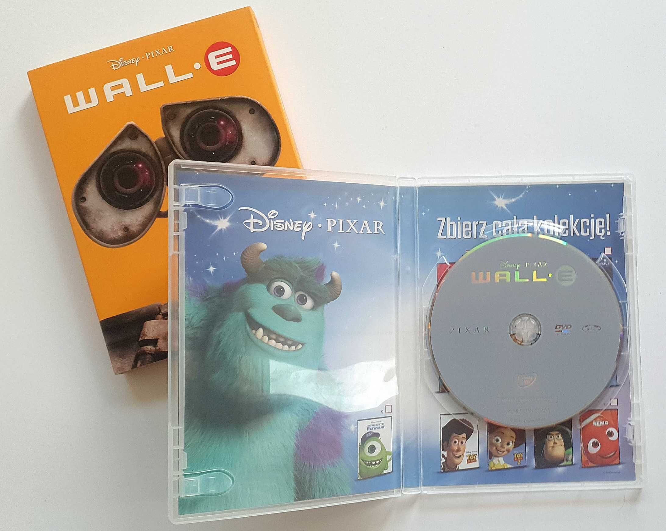 Walle, Wall-E, Disney Pixar, płyta DVD