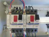 Disjuntores Magnetotérmicos e contactoresNOVO quadro elétrico