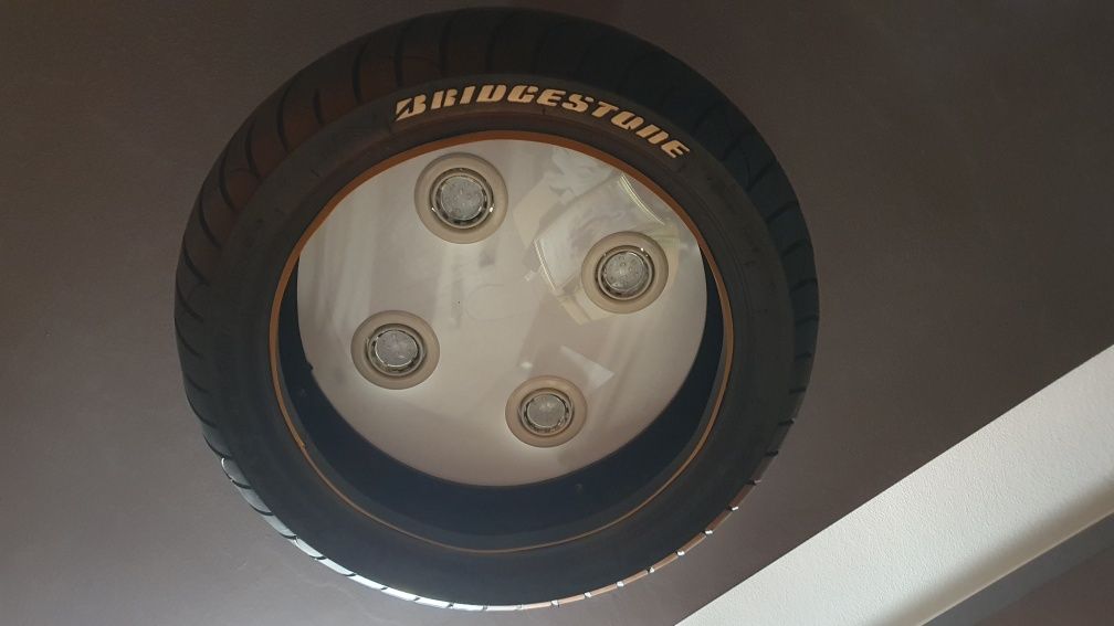 Lampa sufitowa młodzieżowa chłopięca nowoczesna motoryzacyjna motocykl