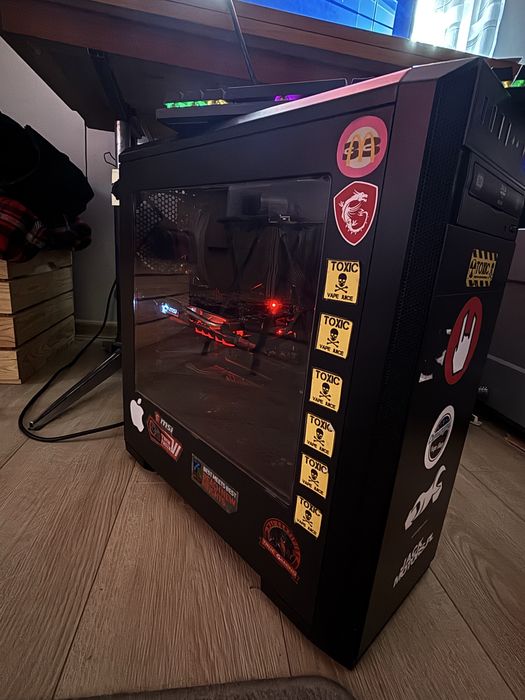 Komputer+monitor/gtx1050ti/i5-8400/ddr4-16gb/ssd m.2-500gb/hdd-2tb