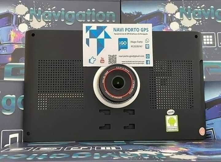 GPS Profissional 9" Camião/Autocarro DVR|Europa+Marrocos 2024 Android