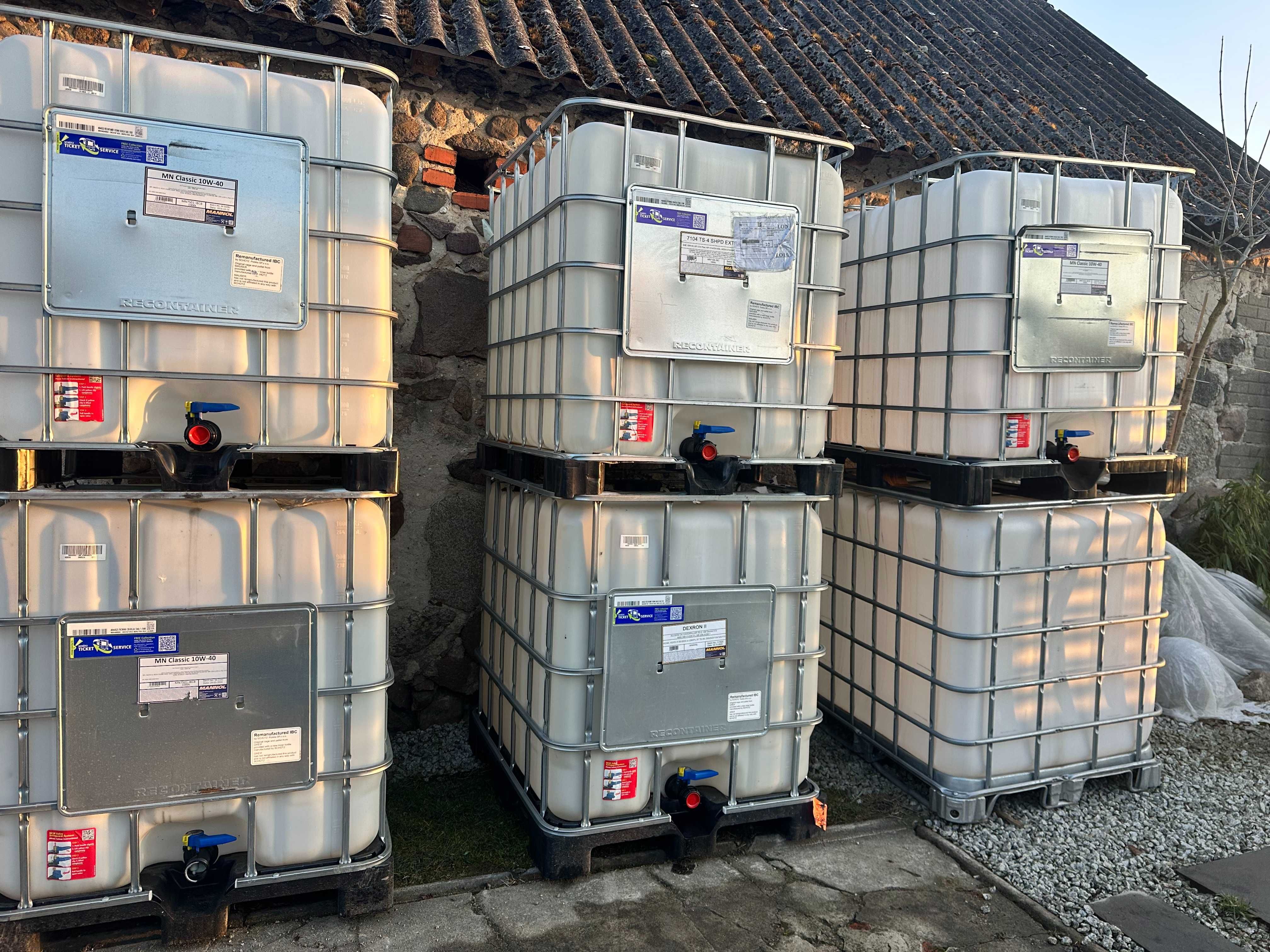 Pojemnik MAUZER na wodę paliwo działkę 1000L IBC prawie nowe