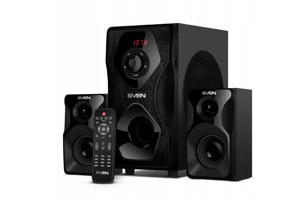 Акустична система SVEN MS-2055 Black 55 Вт, Bluetooth, FMрадіо, USB/SD