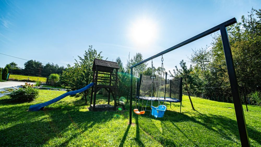 Wakacje  Domek w Zaciszu Harklowa letniskowy sauna, jacuz, basen