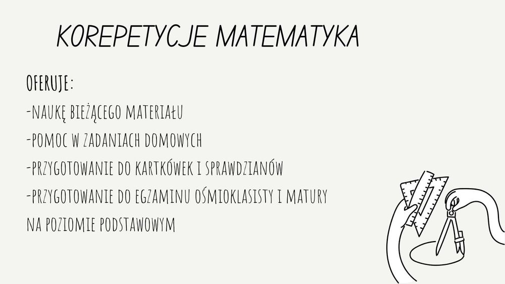 Korepetycje Matematyka