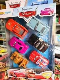 Nowy zestaw samochodzików autka z bajki Cars Auta - zabawki