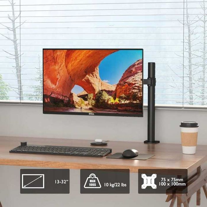 BONTEC Solidny Regulowany Uchwyt Do Monitora Biurkowy 13-32 Led Lcd