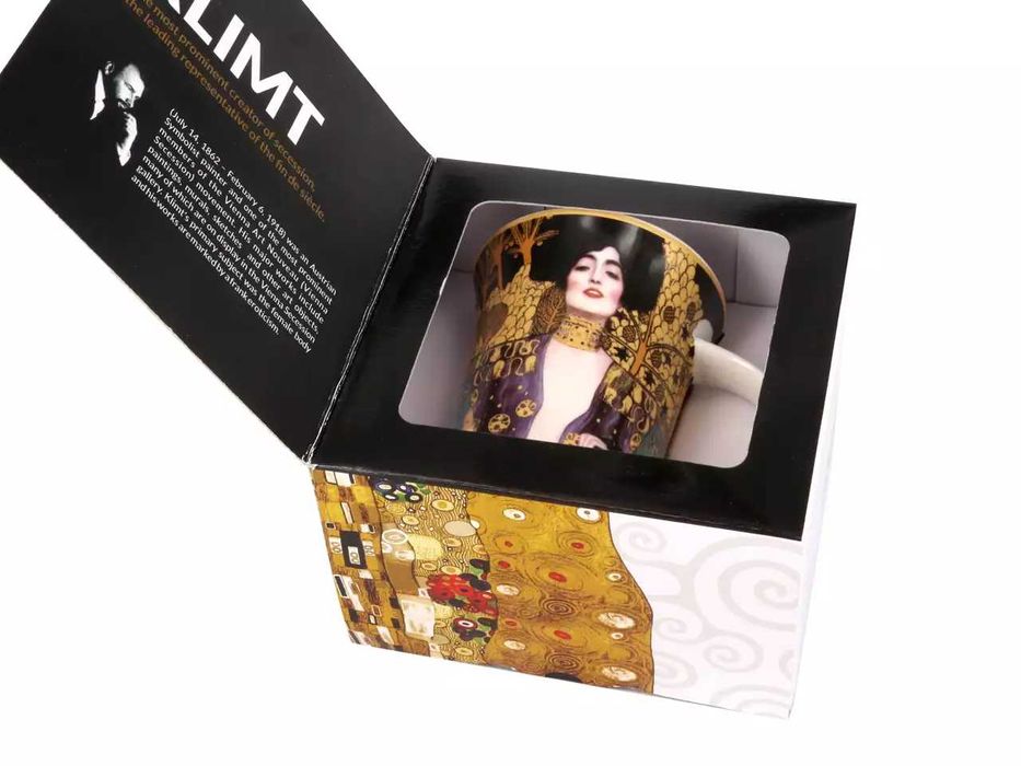 NOWY Kubek ceramiczny 350ml, Gustav Klimt, Judyta z głową Holofernesa