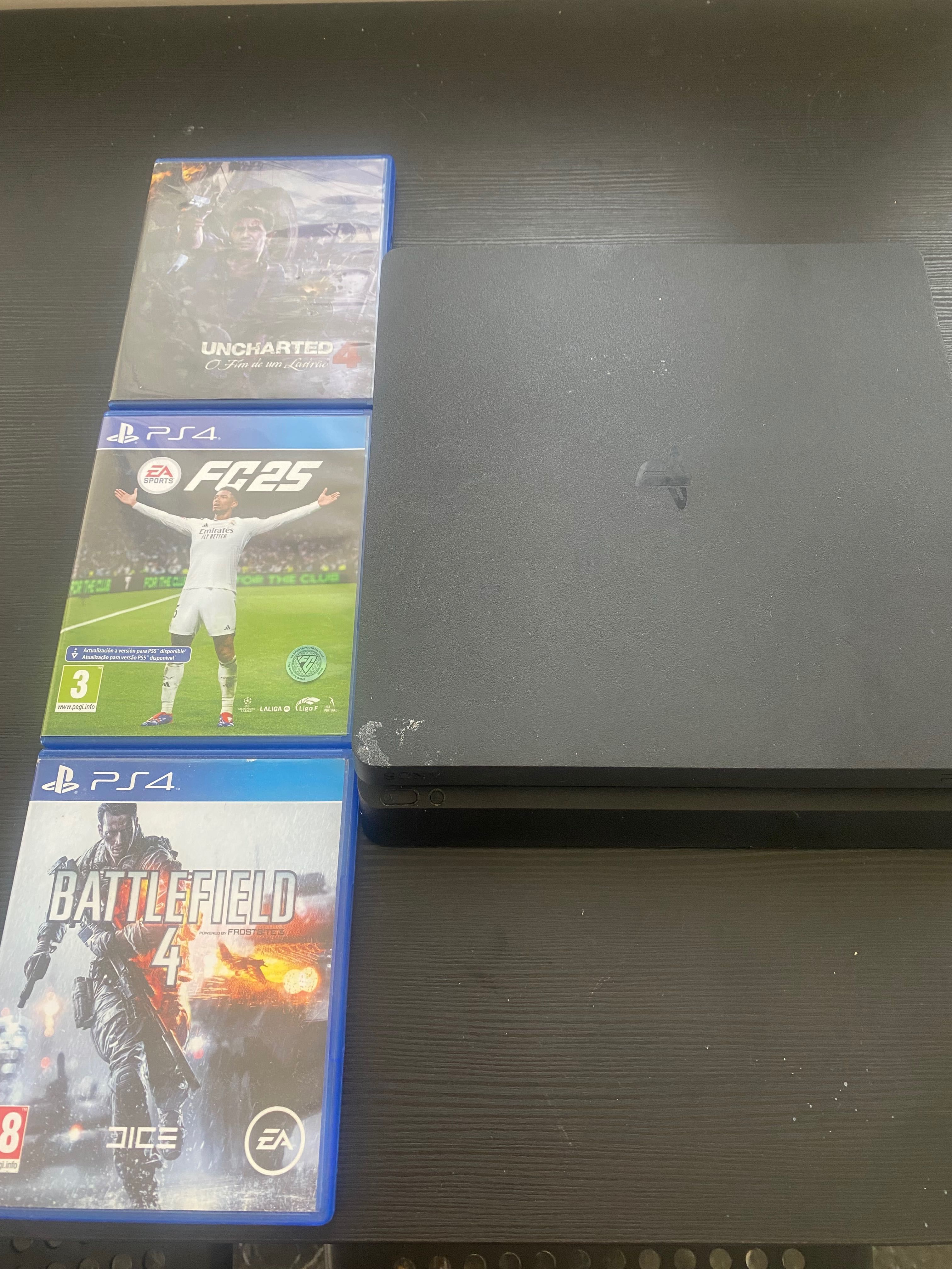 Ps4 500gb com jogos