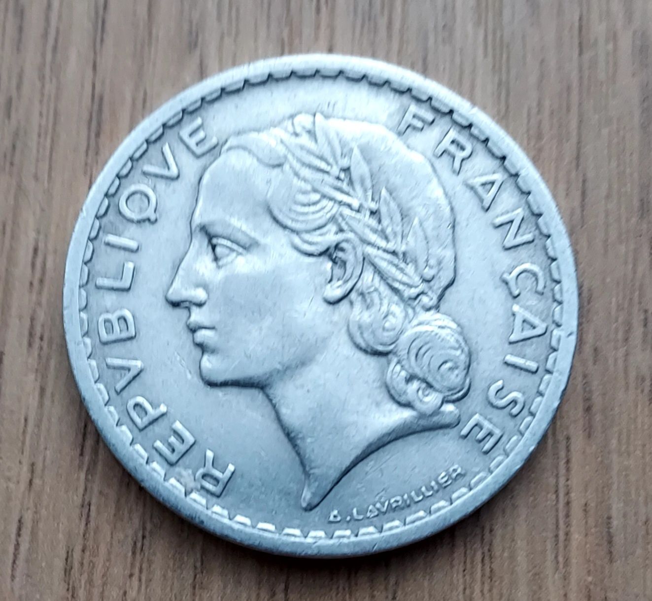 5 franków 1947 r. Francja