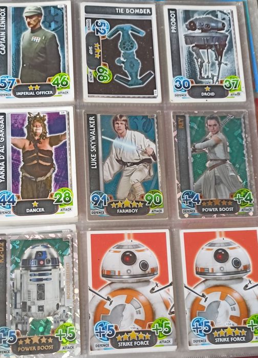 Karty star wars force attax  topps