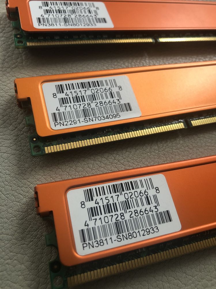 Pamięć 4gb 4x1gb DDR2 PC2 - 6400  GEIL