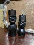 Casal Tribal Chefes Maconde Moçambique 17 cm Anos 50