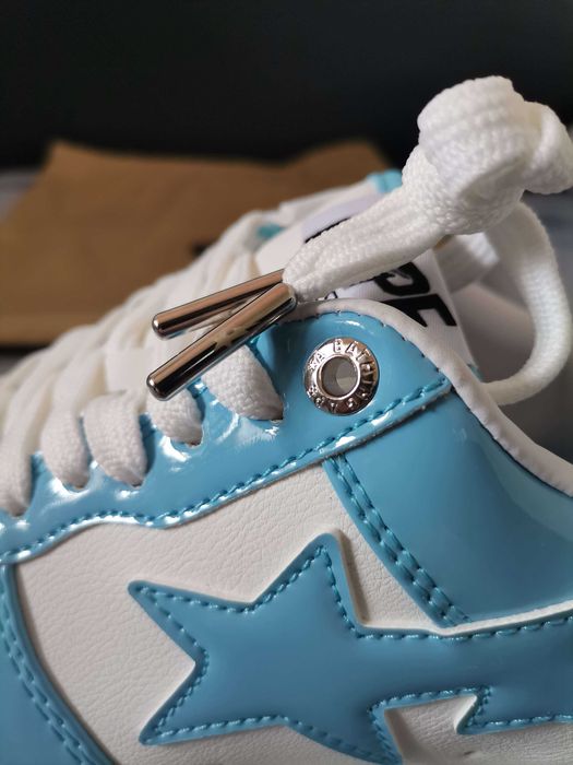 Bape sta low blue and white