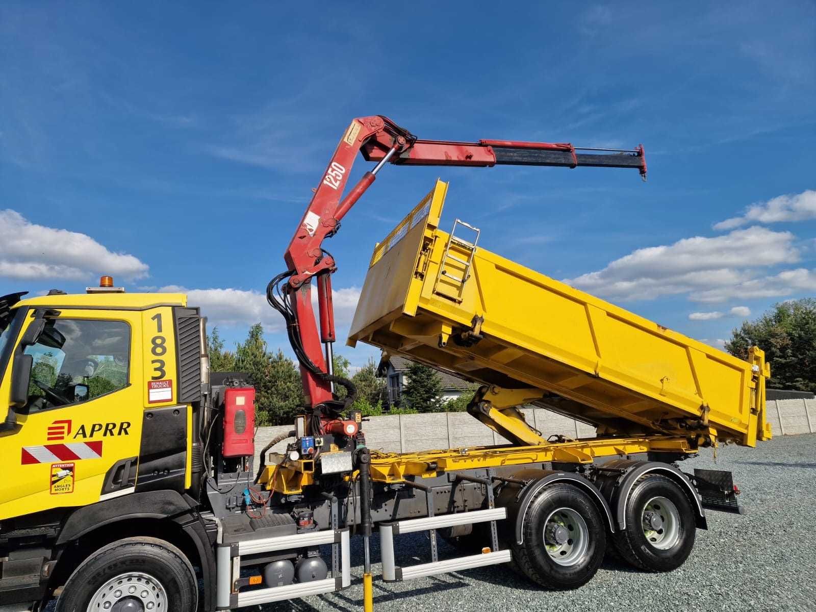 Renault C 380/6X4 Wywrotka +HDS Marrel