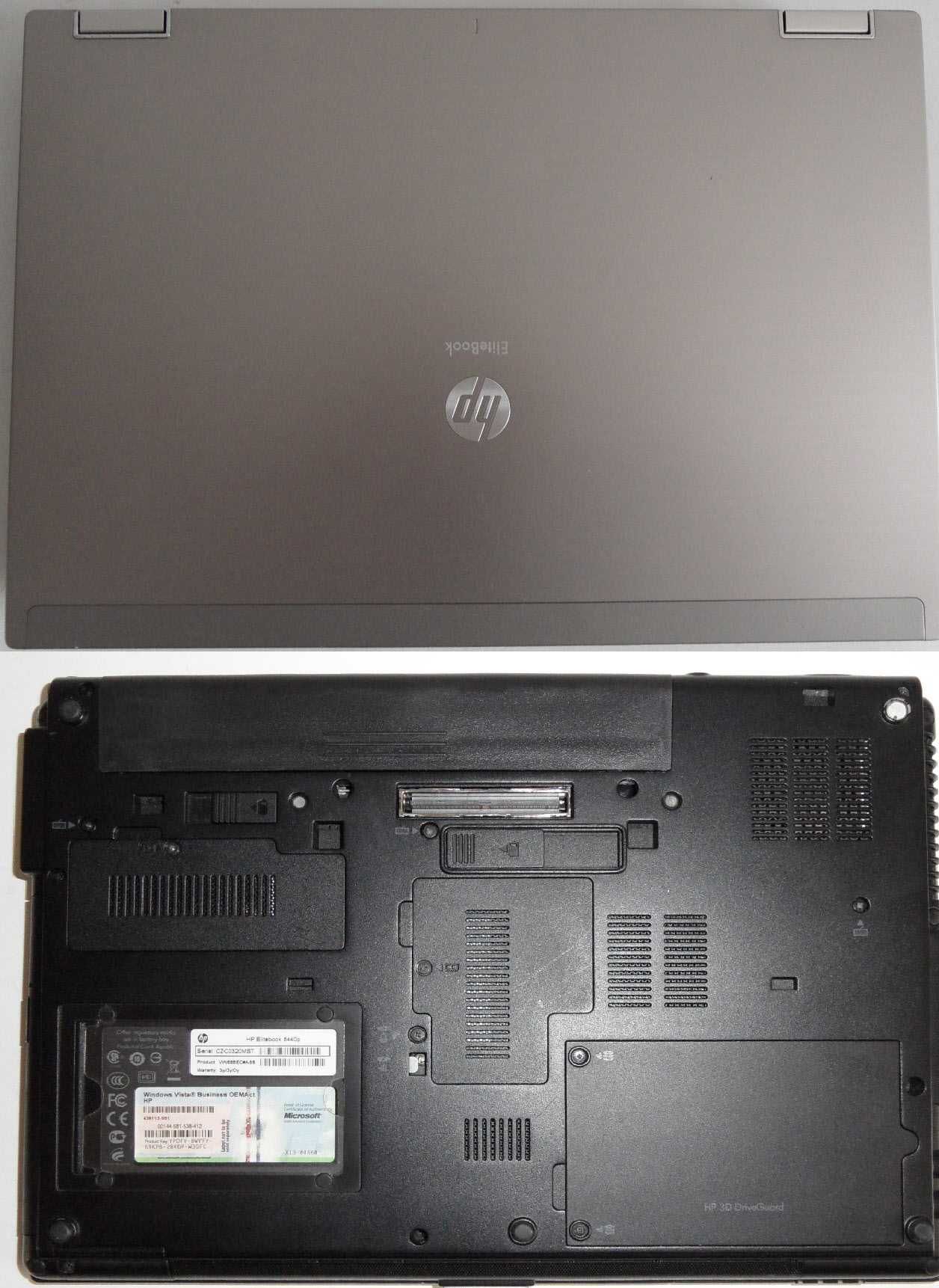 Laptop HP Elitebook 8440p i5 , 8Gb ram , SSD 256 Gb
