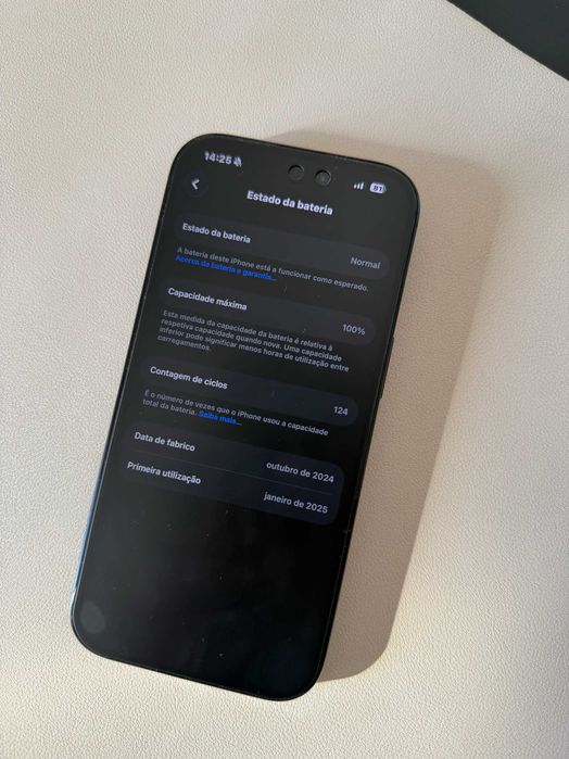 iPhone 16 Pro (Black) - 128GB - Como Novo!