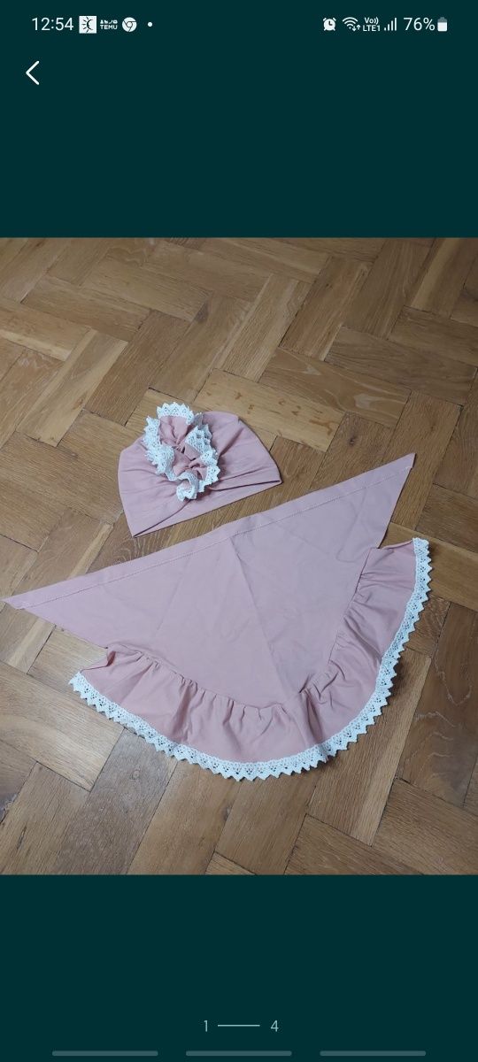 Piękny komplet handmade nowy