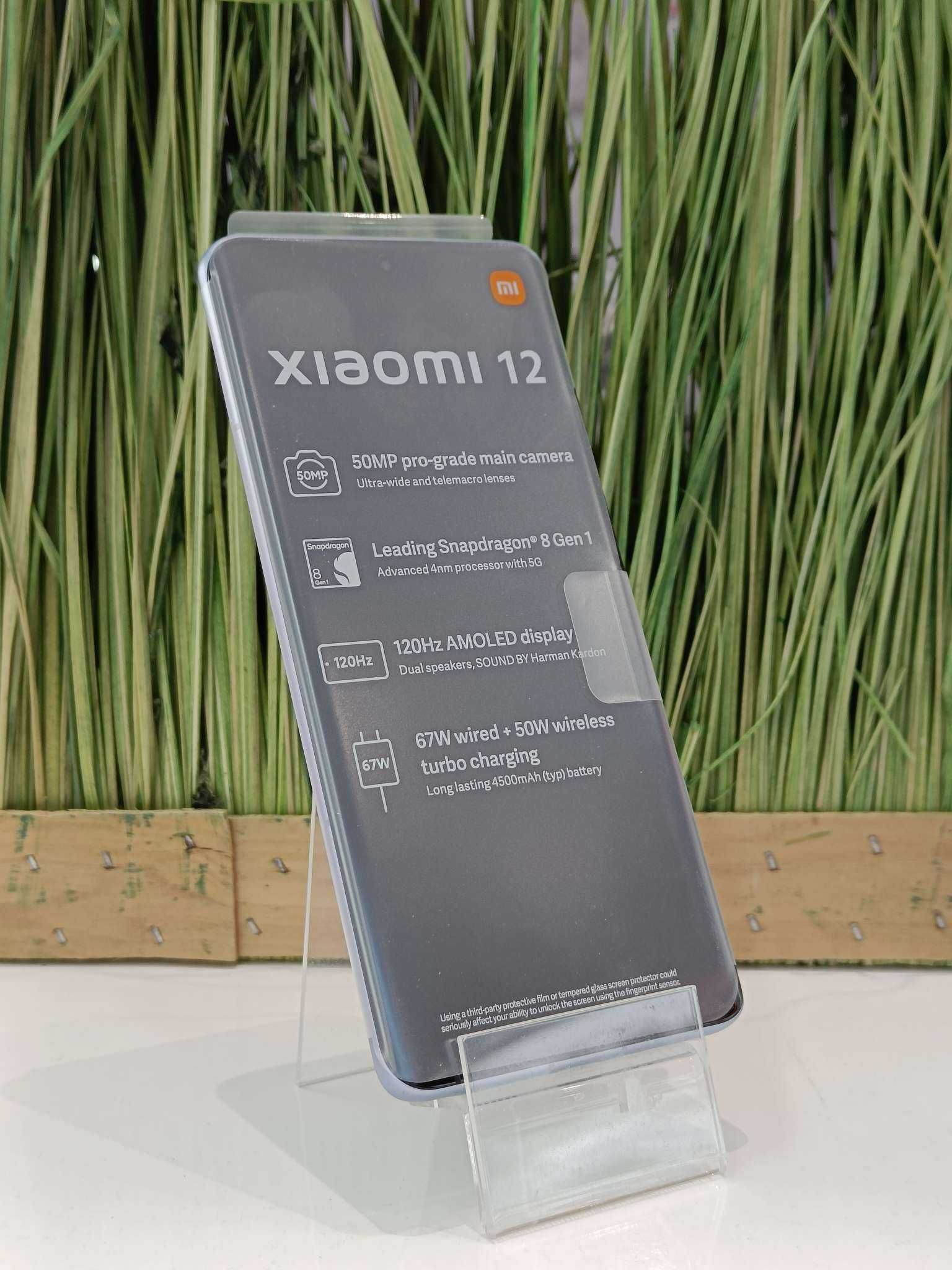 Telefon Xiaomi 12 8/256 Błękitny, 24m-ce gwarancji