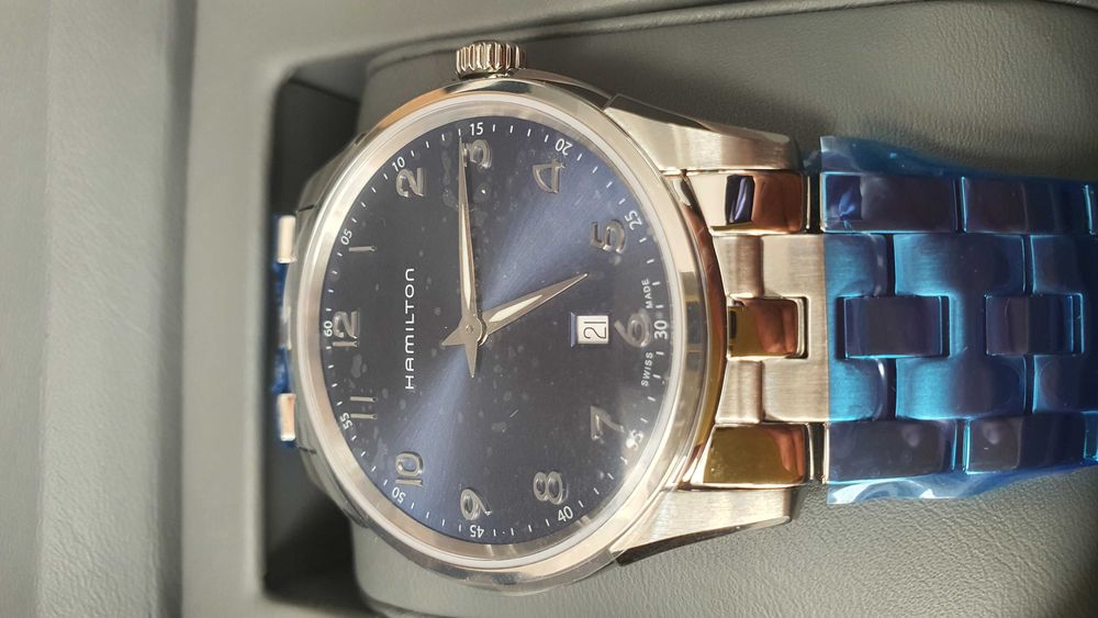 [NOWY] Zegarek Hamilton Jazzmaster Thinline (szwajcarski, szafir)