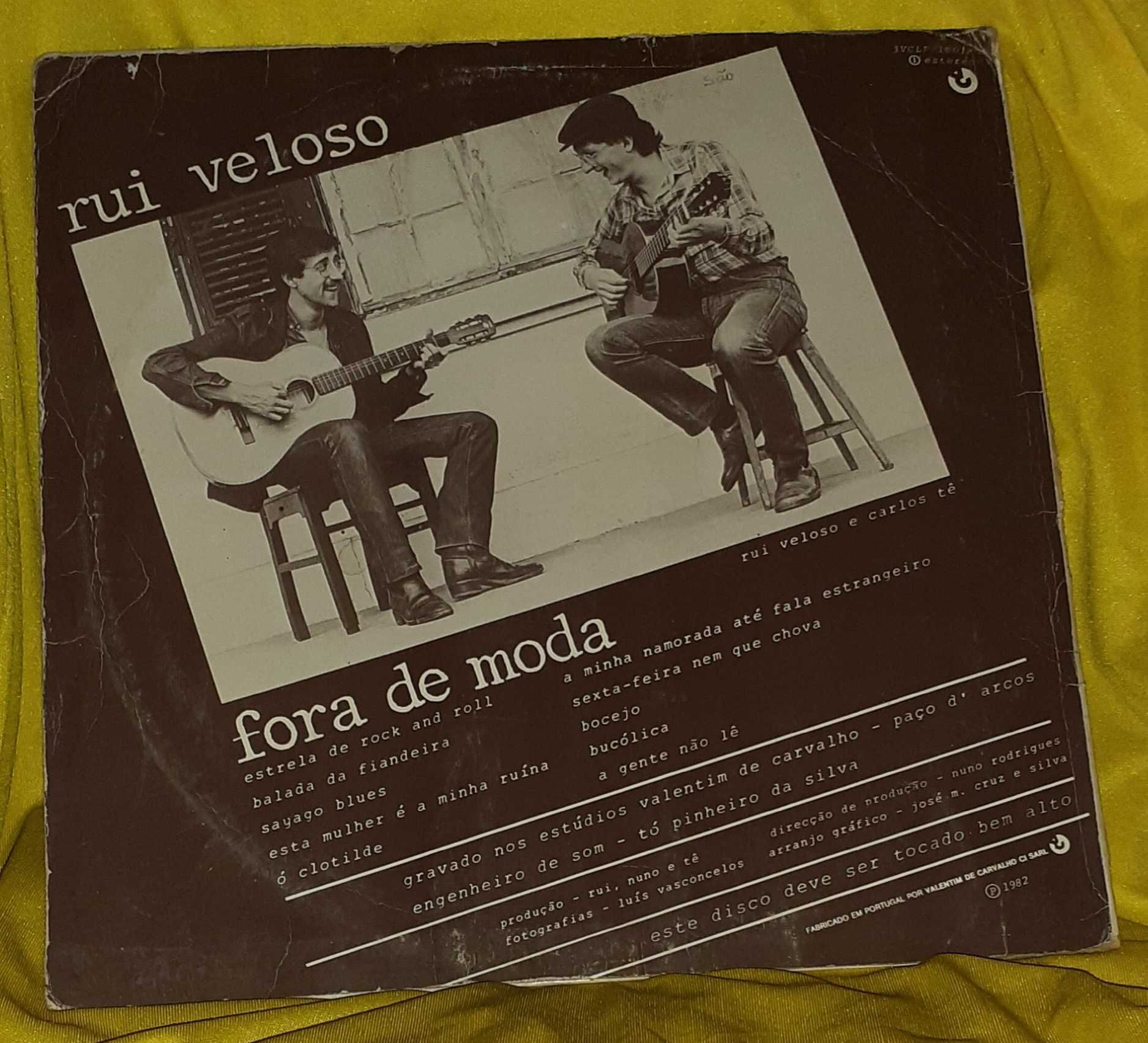 Vinil - Rui Veloso " Fora de Moda"