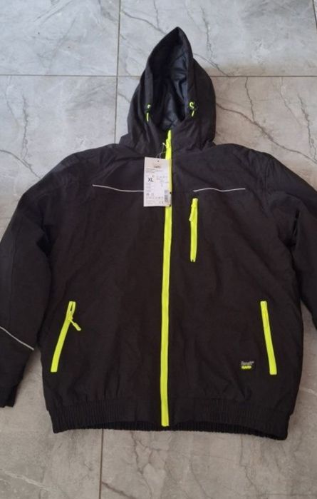 Kurtka Czarna Męska