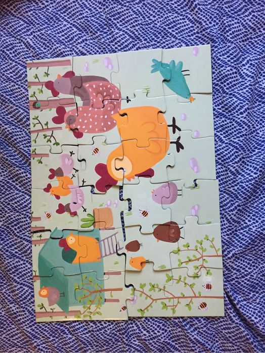 Puzzle DJECO 24 peças, + 3 anos
